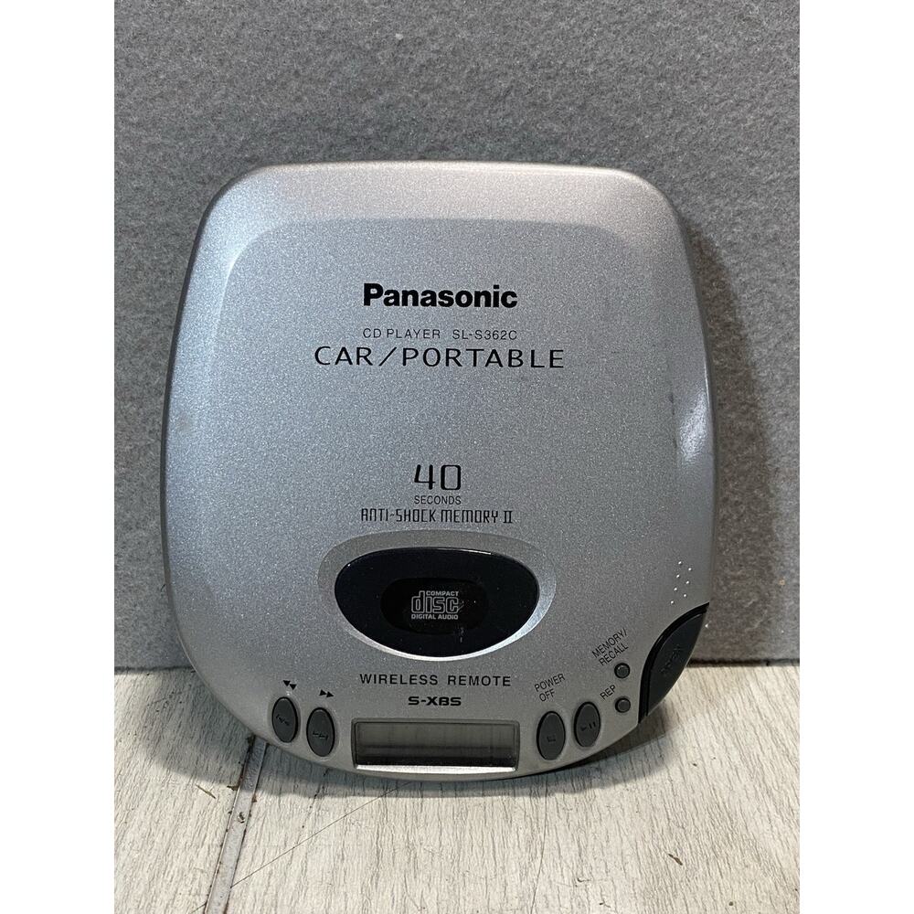 1997 Panasonic SL-S362C XBS Portable CD Player Car Working